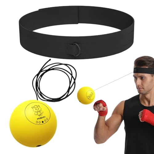 Boxing Reflex Ball Set Headband Reflex Training Tool, Funny Workout, Adults