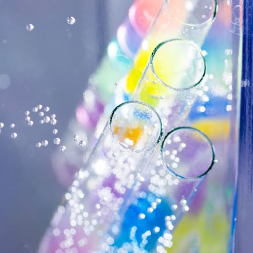 MECCANIXITY Clear Storage Tube 20x22mm Small Plastic Round Tubing with Caps Rigid Bottle Container 200mm/8 Inch for Item Stored