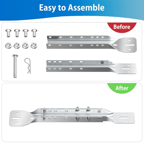 Garage Door Opener Reinforcement Bracket, Garage Door Bracket Replacement, Garage Door Opener Bracket, Garage Door Reinforcement Bracket (Adjustable to 18", 21" or 24")