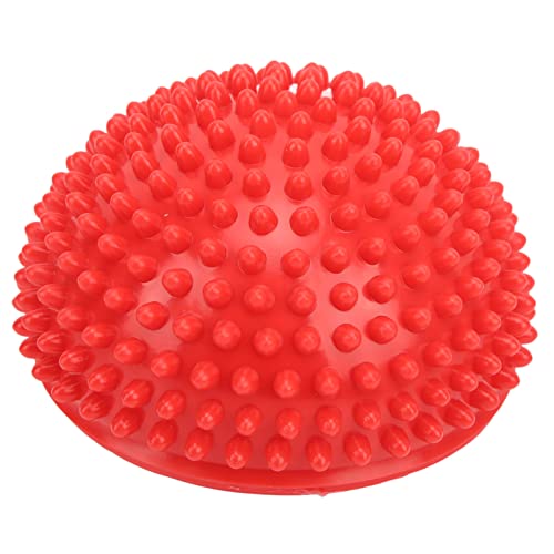 Massage Ball, Rubber Therapy Ball for Deep Tissue Relief & Muscle Recovery, Portable Self Massage Tool for Gym Office Home Use (Red) - color: Red