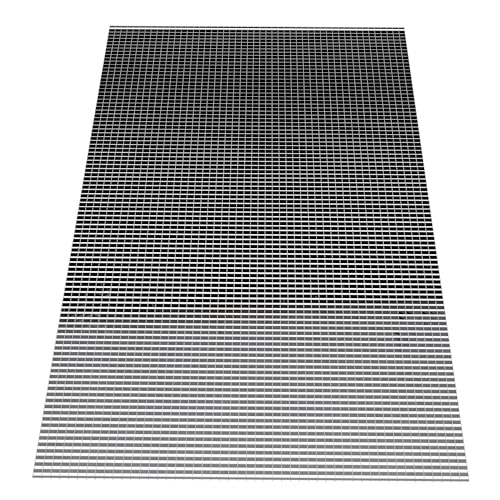 Egg Crate Panel 6-Pack in Chrome | Polystyrene | 23 5/8” x 47 5/8” with 1/2" x 1/2" x 3/8" Cell Size | Manufactured by American Louver | Ceiling Light Covers, HVAC Grilles, Aquarium Eggcrates