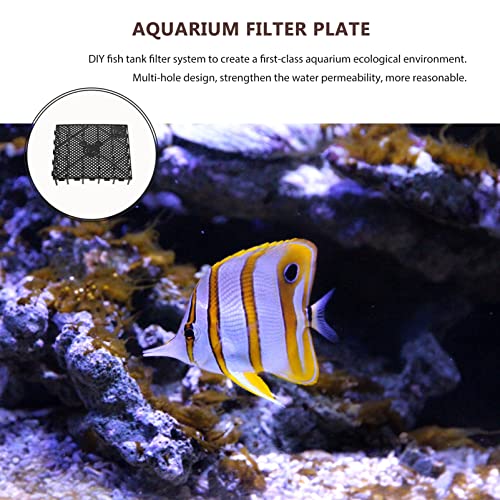 Ipetboom 6pcs Aquarium Divider Wear-Resistant Gravel Board for Fish Tank Filtration Lightweight Design for Aquarium Supplies