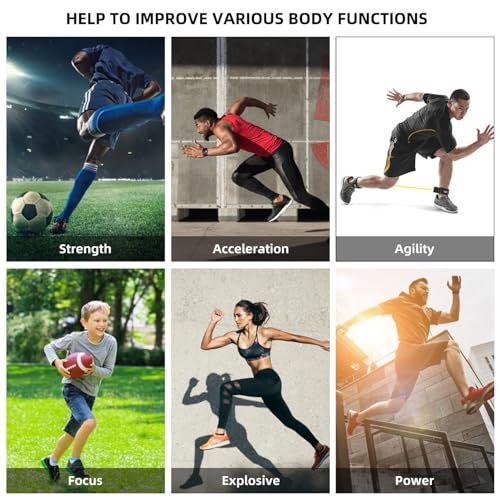 Speed Training Equipment, 80lb Running Resistance Bungee Band Set