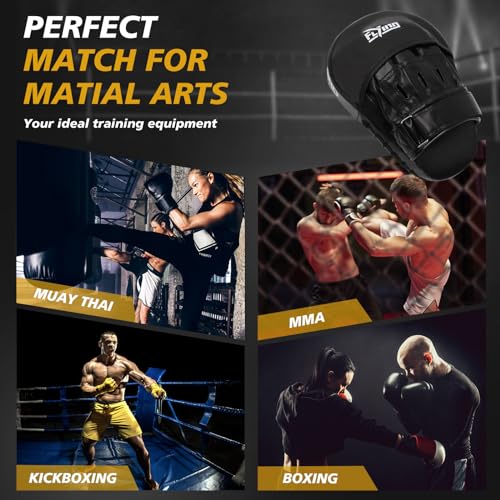 Boxing Curved Focus Punching Mitts for Men,Women