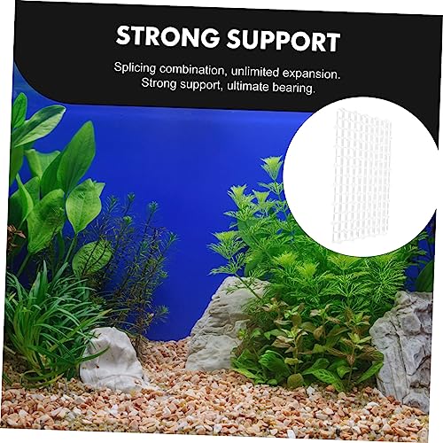 2pcs -Resistant Aquarium Divider Panels for Fish Tank Professional Gravel Board Isolation System Easy to Install Bottom Accessory