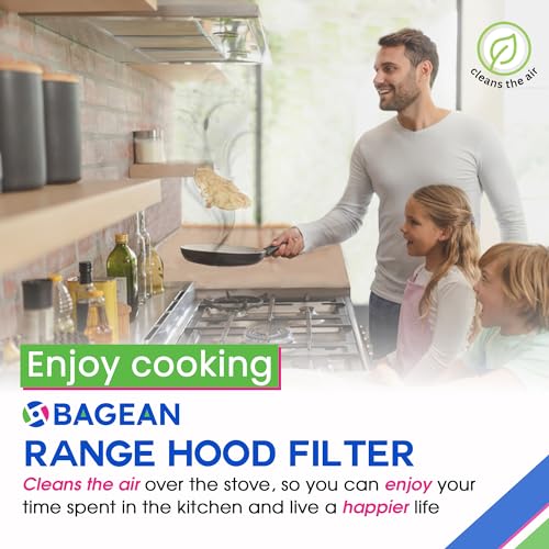Bagean Stove Hood Vent Filter 10.5" x 8.75" 97006931 Compatible with Broan Range Hood Filter Replacement BP29 - Fit's Nutone Kitchen Exhaust Fan Filters - Blocks Grease & Filters Oven Air (2-Pack)