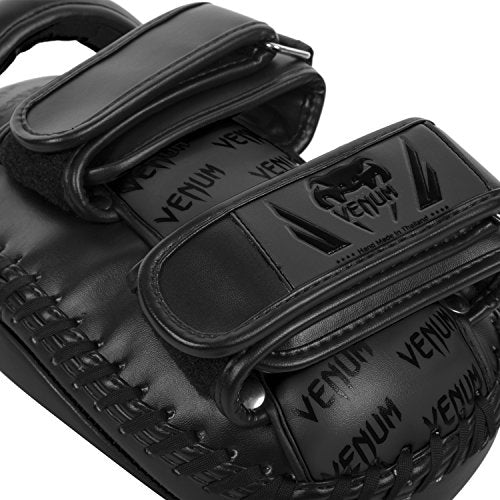 Venum Skintex Leather Light Kick Pad (Pair) - color: Matte/Black