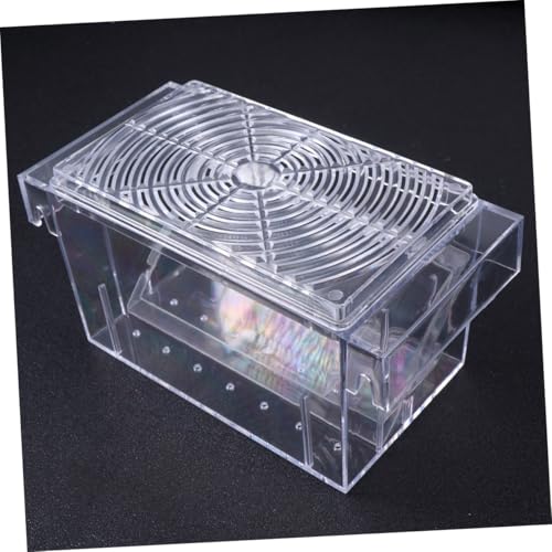 Beaupretty Breeding Box Acrylic Aquarium Fish Isolation Tank Hatching Incubator for Guppy Betta Fry Fish Tank Breeder Suitable for Aquarium
