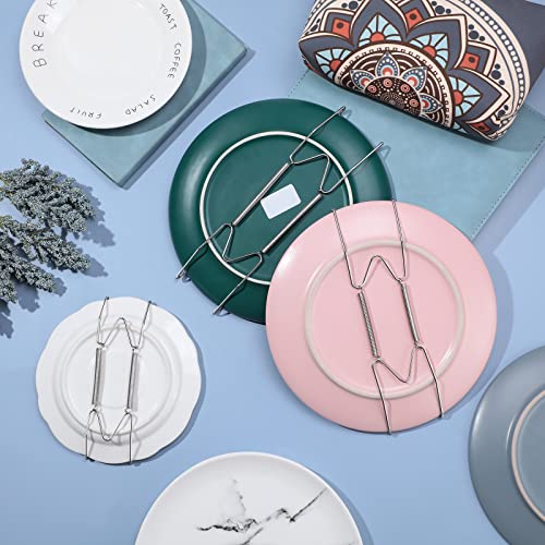 Hotop 12 Pcs Wall Plate Hangers Wire Invisible,8/10/12 Inch,Silver - color: Silver, size: 8/10/12 Inch