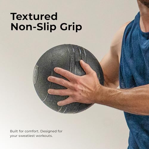 Sunny Health & Fitness Slam Medicine Ball - Sand-Filled, No-Bounce - size: 50 LB