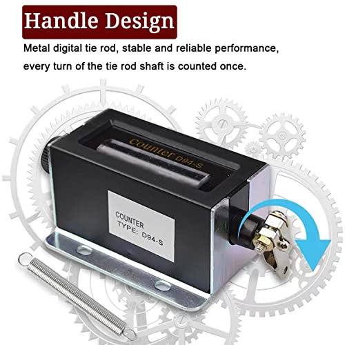 2 Pack Mechanical Counter,0-99999 5 Digit Manual Tally and 0-999999 6 Digit Manual Counter Kit,Resettable Pull Counter,Manual Stroke Clicker Counter,Count Accurately