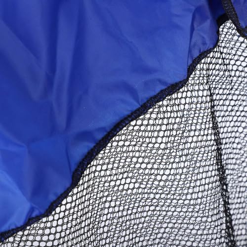 SUNGOOYUE Aquarium Fish Net Aluminium Alloy Fish Transfer Net 30CM Mesh Basket with 20 Inch Long Handle Soft Fine Mesh for Koi Goldfish Transfer Breeding Spawning Pond Tank Use - size: Diameter 35CM, handle 50CM