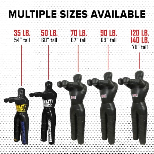 Combat Sports Legged Grappling Dummy – 35 to 140 lbs. Sizes - size: New, 70 lbs