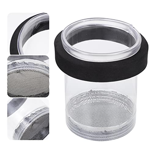 balacoo Fish Breeding Box Fish Tank Hatchery Incubator Holder Aquarium Box Round Floating Parenting Box for Shrimp Guppy Fry Clownfish A
