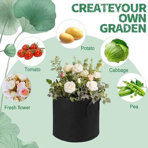 10 Pack Lily Plant Pots for Pond, Aquatic Pond Planter for Pond Reusable Pond Plant Basket Grow Bags for Pond, Aquatic Plants, Potato, Carrot, Onion, Flower (2 Gallon) - size: 2 Gallon