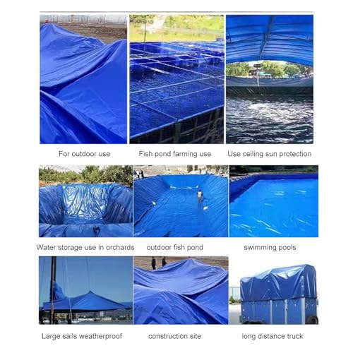 Pool Above Ground Canvas Aquarium Fish Pond,Culture Agricultural Irrigation Water Tank Foldable Water Storage Pond with Drain Valve,Temporary Holding Tank for Saltwater Fish Koi Fish Turtles Swimmi - size: 200*100*60cm