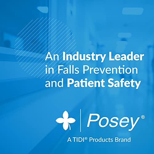 Posey TIDI 6224XL Heel and Elbow Protectors with Foam Pads ― Extra Large ― White ― One Pair of Heel and Elbow Protectors for Protection Against Abrasions ― Home Healthcare ― Medical Supplies - size: Extra Large