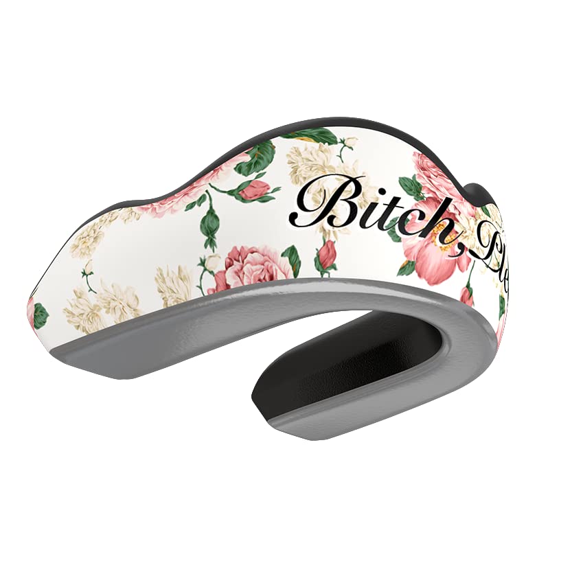 DAMAGE CONTROL Extreme Impact Sports Mouth Guard w/Case - color: B*tch Please, size: Adult