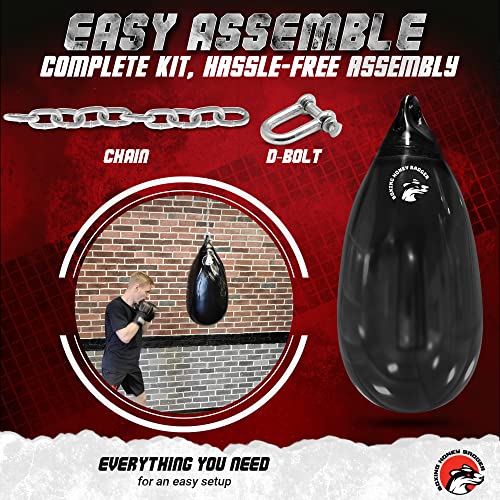 2nd Generation Seamless Anti-Leak 110lb Water Punching Heavy Bag for Adults Heavy Duty Boxing Water Bag