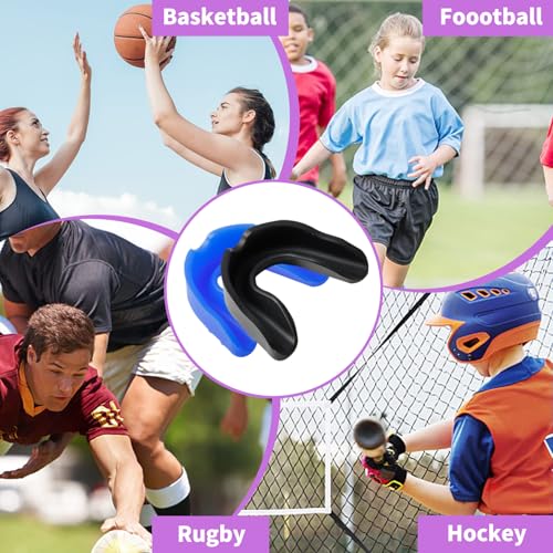 10 Pieces Sport Mouth Guards, Multi-Color - color: Multi-color