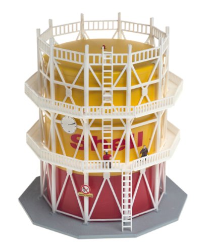 2590 N B/U Shell Gas Tank, Lighted w/Figures