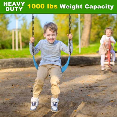 2Pcs 65" Swing Chain Heavy Duty Hanging Chairs Chains 1000 LBs Capacity - color: Black, size: 65"