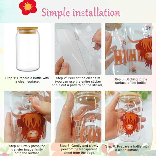 UV DTF Cup Wrap - 30 Pcs Mama UV DTF Stickers for 16 OZ, Mother's Day Flower Waterproof UVDTF Transfer Decals for Cups Glasses Mug DIY Crafts - style: Mama