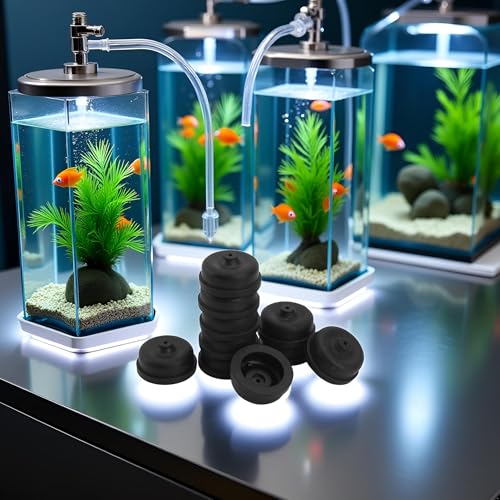 JJLFresheners Aquarium Diaphragm Air Pump Accessories EPDM Rubber Oxygen Pump Replacement Parts for Aquarium Fishing Oxygen Pump Aquarium Diaphragm Silicone Cup Parts Reolacements