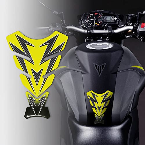 3D Tank Protections for Motorcycle, Colours, Yellow