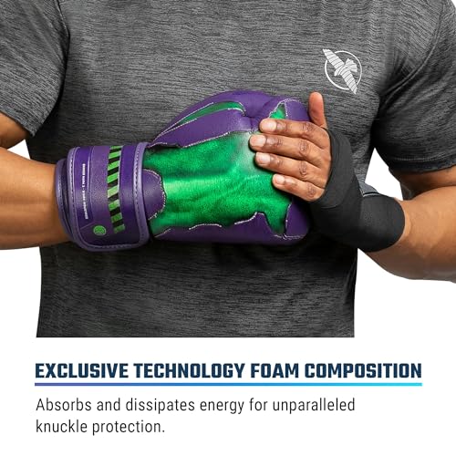 Hayabusa Marvel Hero Elite Boxing Gloves - color: Hulk, size: 12oz