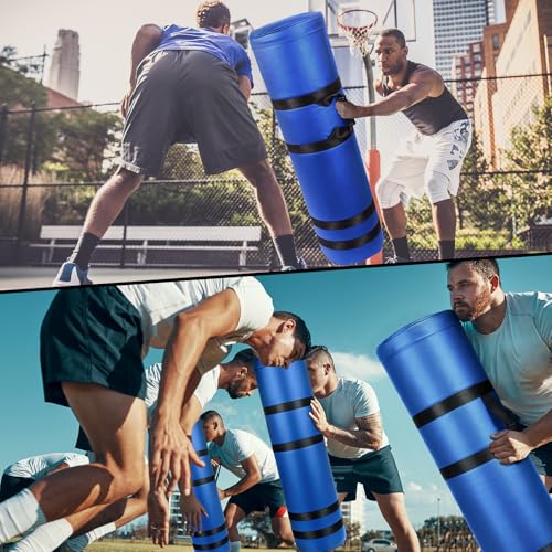 Arrowbash 4ft Football Tackling Dummy Training with Handle Unfilled - color: Blue