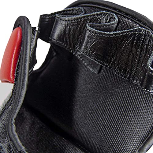 Revgear Pro Series MS1 MMA Boxing Glove, Premium Leather, Thai, MMA - color: Whie, size: Medium