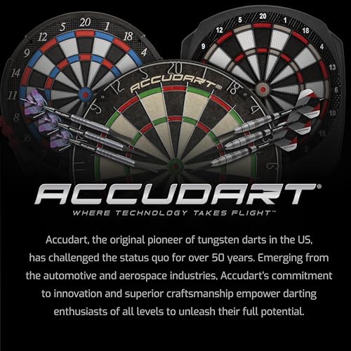 Accudart LED Dart Scoreboard - High-Vis Display - No Mess Design - Includes 1 Wipe and 2 Dry Erase Markers