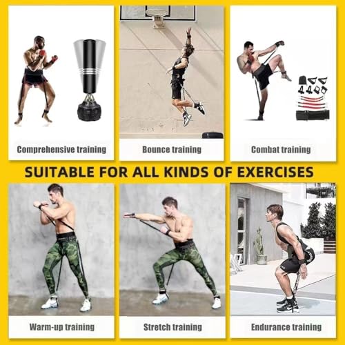 Boxing Resistance Bands, Full Body Physical Workout Trainer