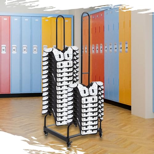 MorningRo Football Shoulder Pad Rack with Locking Wheels for Easy Moving