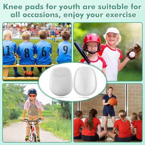 HooLing 4 Pcs Football Knee Pads, Ultra Light Skill Positions,Youth - size: Youth
