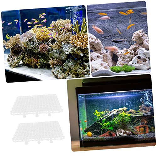 Homoyoyo Fish Tank Filtration Isolation Net Plate PVC Plastic Splicing Divider Easy Install Aquarium Supplies