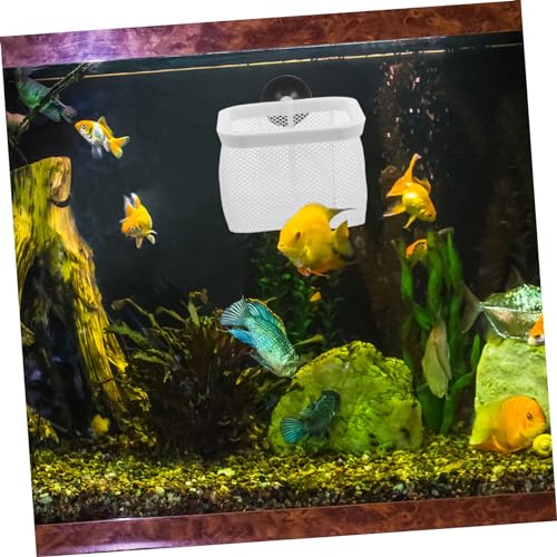 LIOOBO Fish Tank Net Isolation Box Aquarium Decor Suction Cup for Fish Breeding
