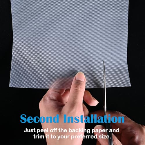 Large Rubber Non-Slip Grip Tape 8.2 x 11.8inches Waterproof Adhesive Anti-Slip Tape for Handles, Furniture, Bathtubs, Frames, Gaming Devices, and Other Indoor/Outdoor Uses , 4-Piece Set (Clear)