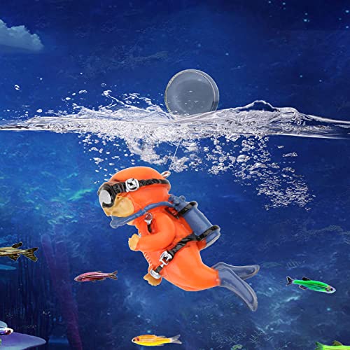 Floating Fish Tanks Decoration Diver Aquariums Landscaping Decorations Floating Ornament Cartoon Landscape
