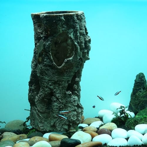 Large Reptile Hide, 12”, Aquarium Decor, Territorial Fish Hideaway, Hideout House, Reptile Decoration