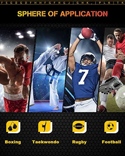 Men's Groin Protector Cup, Boxing MMA Muay Thai Guard, 30-42 in Waist | Protective groin cup for men practicing boxing, MMA, Muay Thai, kickboxing, and other contact sports; fits 30-42 in waists.