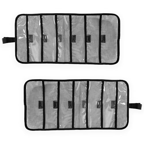 Sanhu 20" x 9", Saltwater Trolling Lure Bag, 3 Pcs Side Entry Design, for Saltwater Fishing Tackle Storage, Includes Multi-Compartment Organizer, Ideal for Offshore Fishing & Big Game Species