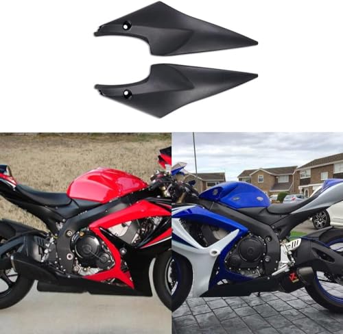 Matte Black Gas Tank Side Cover Panel Fairing Fit for Suzuki 2006 2007 GSXR600 GSXR750 K6 06 07 GSXR 600 GSXR 750 Tank Side Fairing Panel - size: Matte black