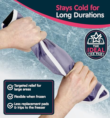 Magic Gel Shoulder Ice Pack Wrap - Reusable and Adjustable Arm Sling for Cold Shoulders Compression Men Women Pitchers Rotator Cuff - Easy to Freeze - style: Shoulder Ice Pack Large
