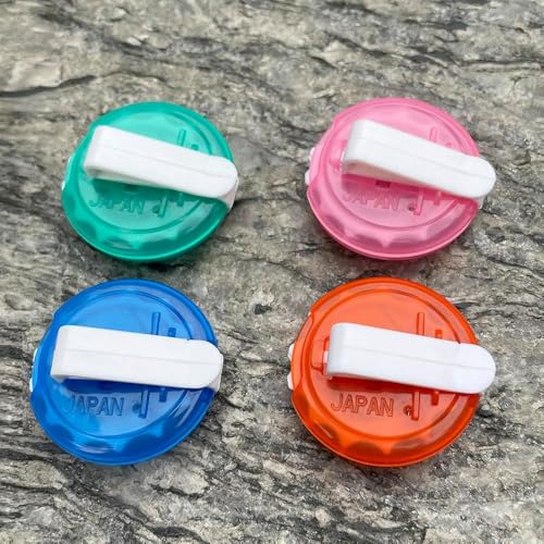 Golf Score Counter 4-Pack – Transparent Mini Stroke Counter Clicker with One-Press Reset, No Battery, Clip-On for Golf Glove Hat Belt, Golf & Disc Golf Score Keeper