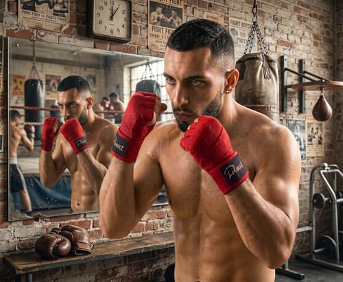 Inner Gel Boxing Hand Wraps | Padded Inner Gloves for Training & Bag Work Quick-Dry Fabric with Wrist Strap – Ideal Under Boxing Gloves for Men & Women