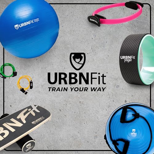 URBNFit Yoga Ball - Anti-Burst Exercise Ball Large - color: Blue, size: XL (28" - 30") 75cm