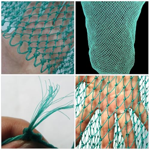 Toyvian Fishing Net Replacement Head Large Sturdy Nylon Mesh 35mm Medium Hole 40cm Diameter 36-Strand Large Outdoor Multi-use Fishing Accessory for Professional Anglers