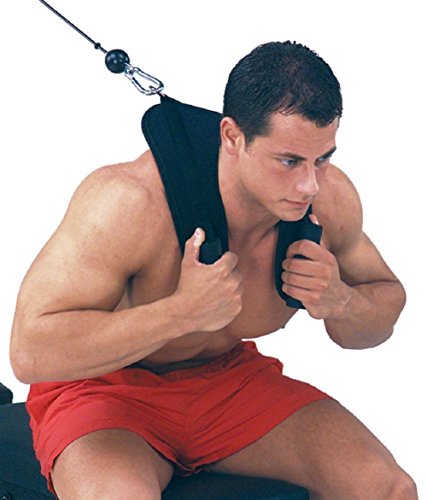 Ab Crunch Harness Cable Attachment Ab Exercise Cable Machine Gym Workout Abdominal Crunch Core Muscle Training Equipment Shoulder Pads